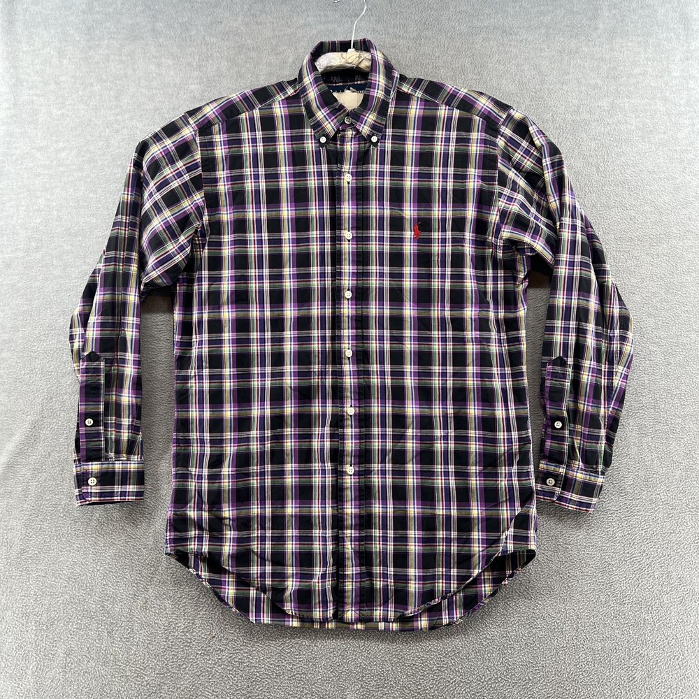 Ralph Lauren Men's Size Small Long Sleeve Button Up Red Shirt